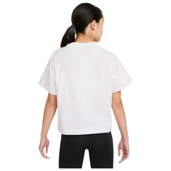 Nike Παιδική κοντομάνικη μπλούζα Sportswear Essentials Boxy Tee Nike Παιδική κοντομάνικη μπλούζα Sportswear Essentials Boxy Tee
